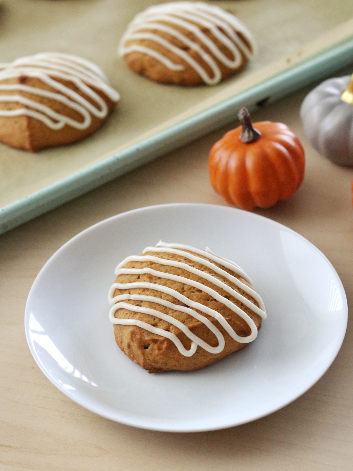 Fancy Pumpkin Cookies With Cream Cheese Frosting Recipe - TheFancyNavajo